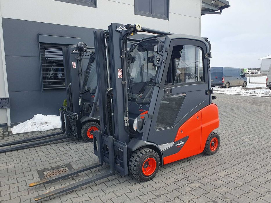 Wózek widlak LINDE H20T 18r Triplex 4 sekcje Kabina L.Drogowe H25 H18