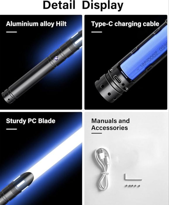 Світловий меч (лазерний) 2 шт