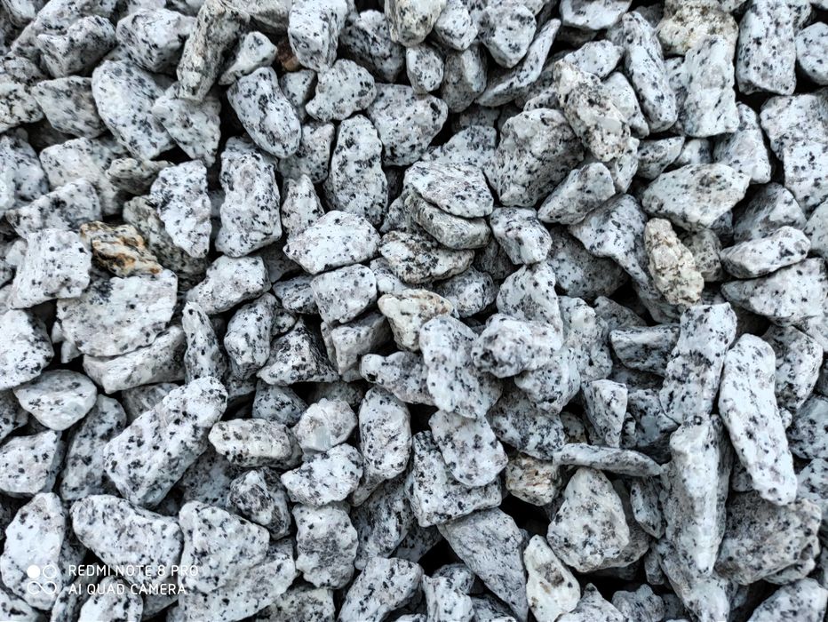 Grys Granitowy Kamień ozdobny Szary Bazaltowy Biała Marianna Kora żwir