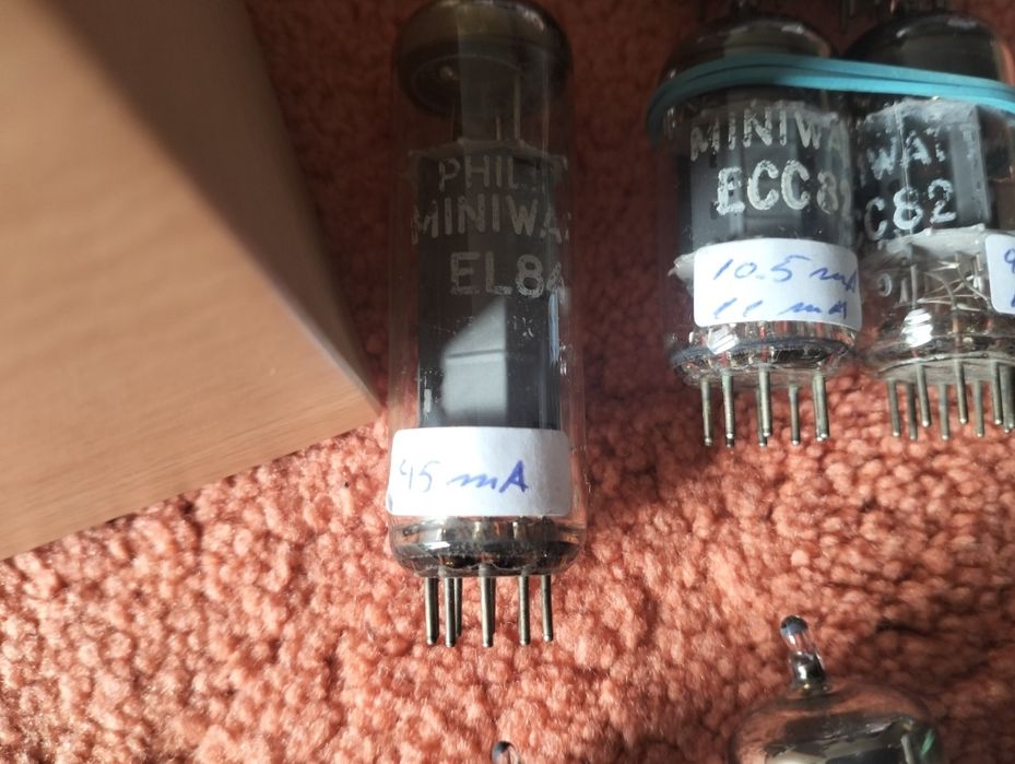 Válvulas testadas para audio novas e semi novas, E88CC Siemens Amperex