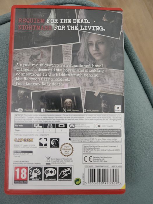 Resident Evil Requiem nintendo switch 2 (NS2)