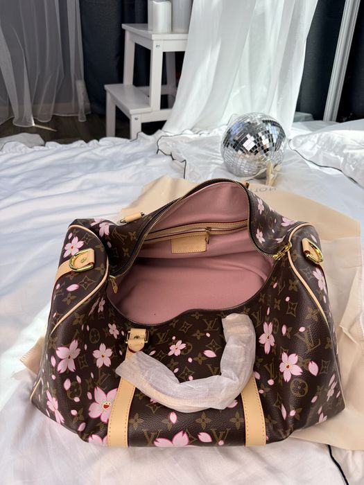 Сумка Louis Vuitton Keepall Bandoulière 45 Monogram Takashi Murakami