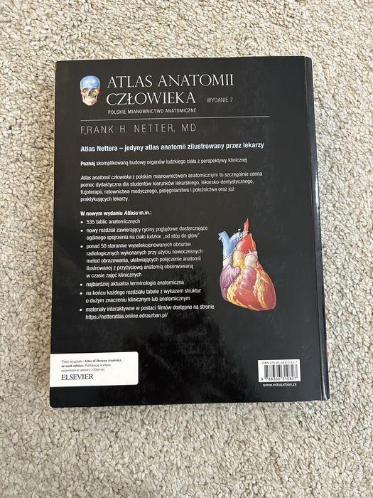 Atlas Anatomii Człowieka Frank H. Netter