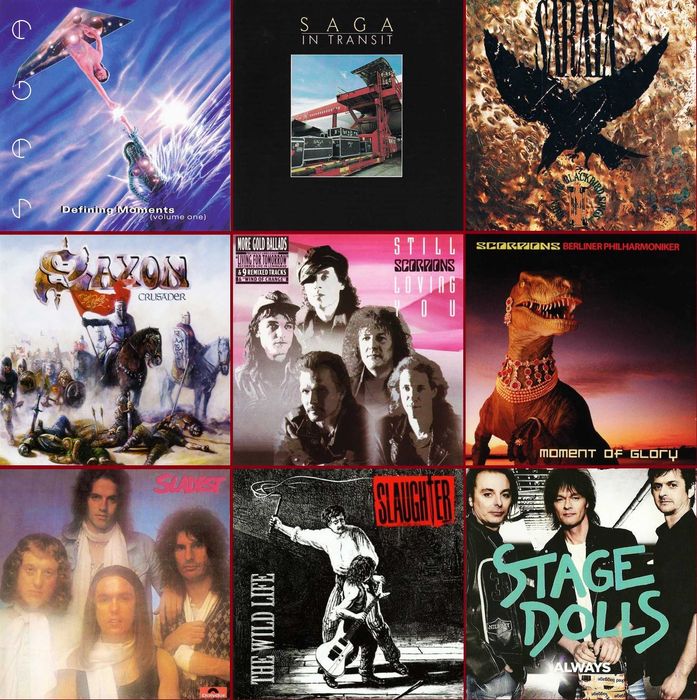 78 CDs - Hard Rock - Coleção - Raros - Muito Bom Estado