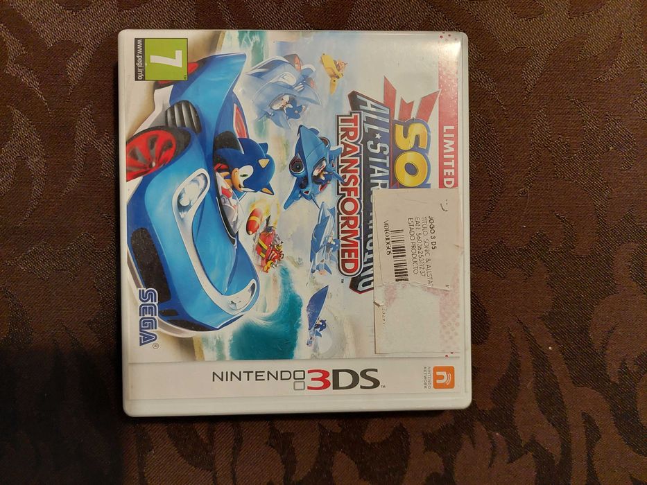 Jogo Sonic All Stars Racing Transformed - 3DS
