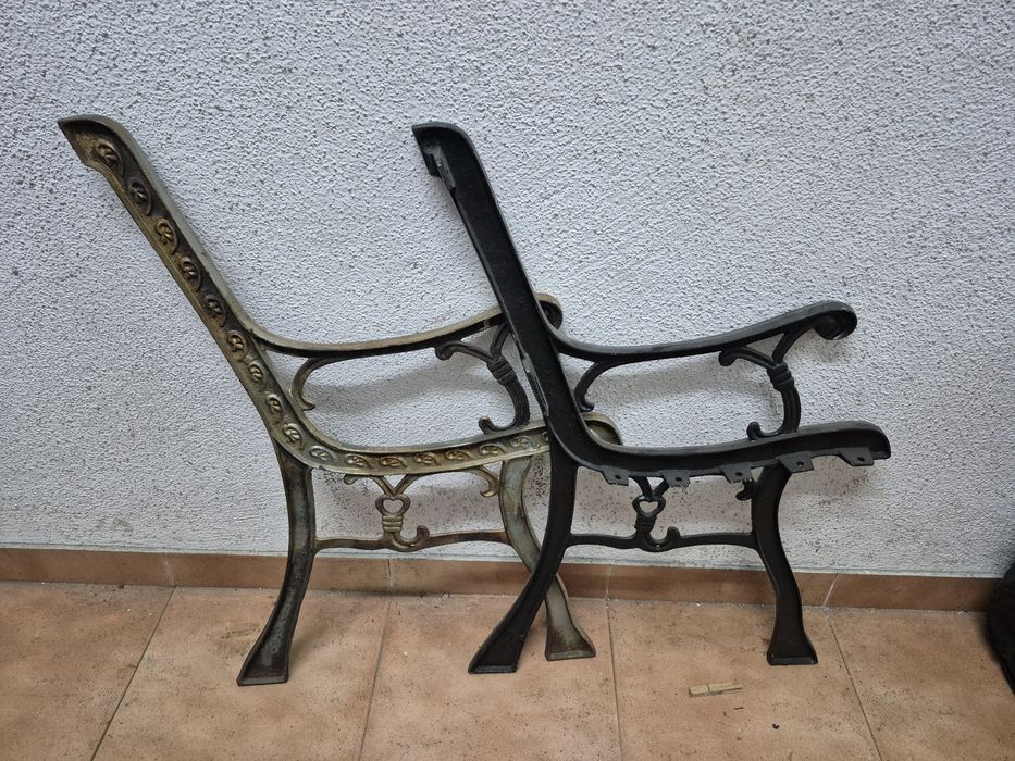 Banco em ferro de Jardim