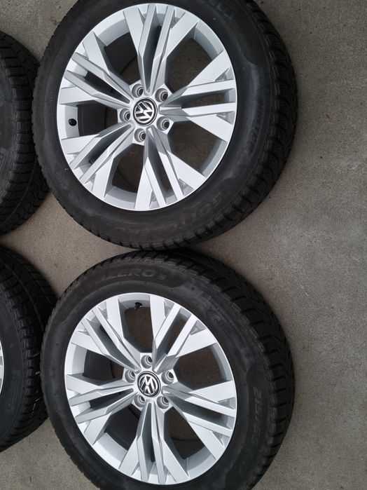 Koła Zimowe Alu 17" VW Passat B8 B9 T-Roc Touran II 5x112 Oryginalne