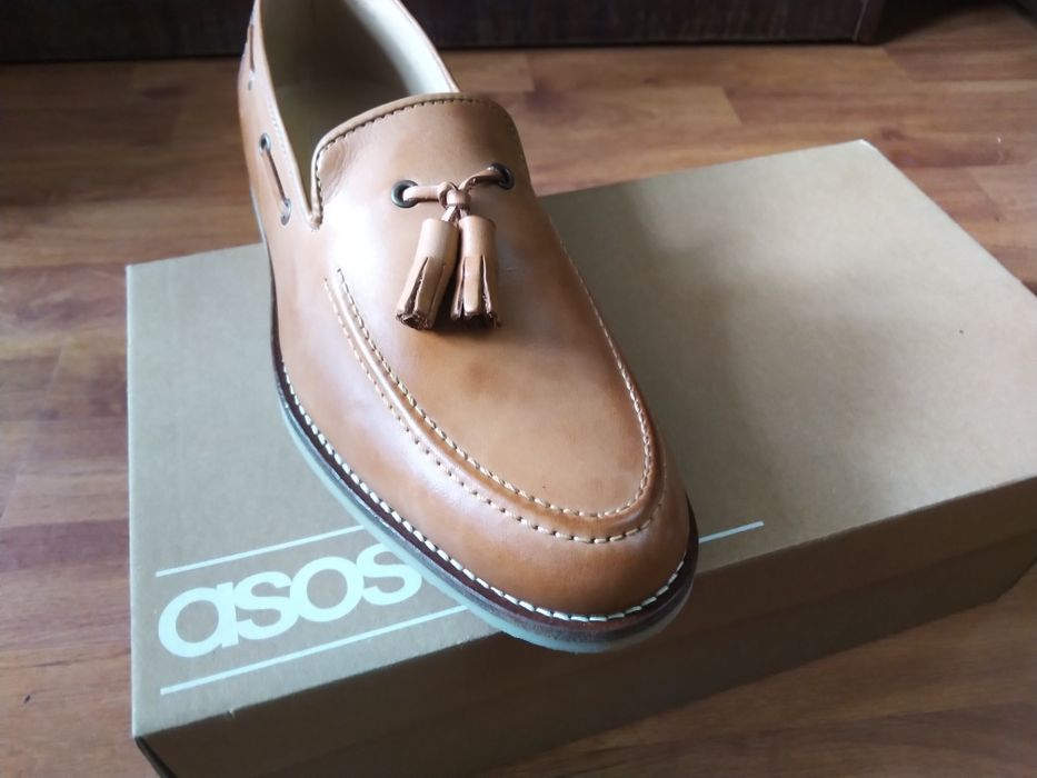 Лоферы Asos размер 42-42.5, смарт лоферы, туфли, топсайдеры