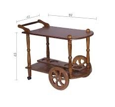 Стіл сервірувальний бар з натурального дерева стіл журнальний