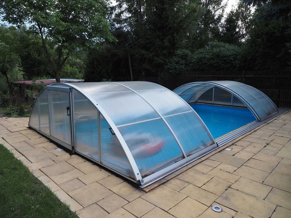 Domek Olmonty całoroczny. Basen, balia z jacuzii. Białystok, Podlasie,