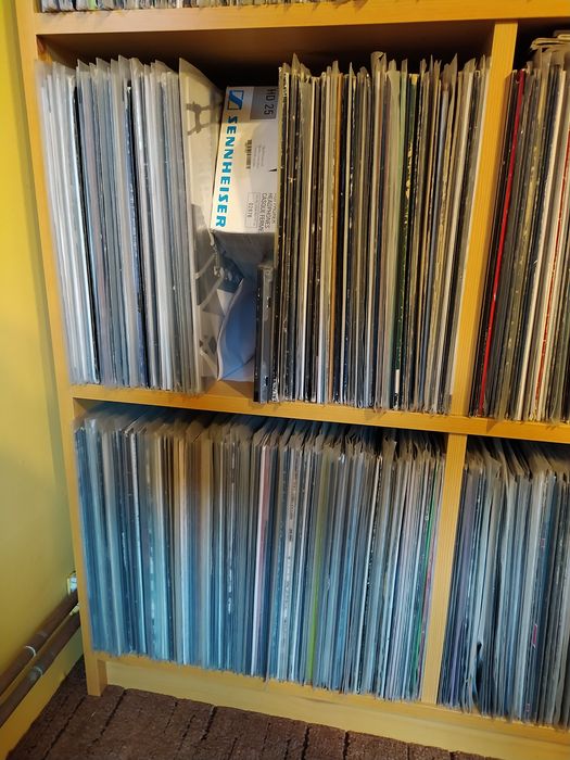 Kolekcja płyt vinylowych techno