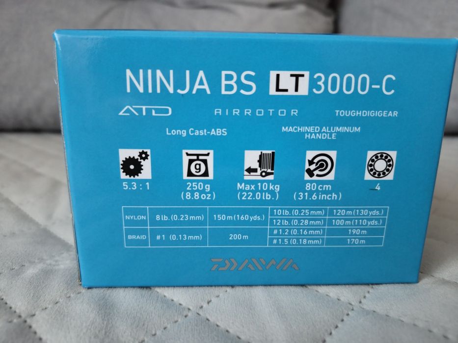 Пролам катушку Daiwa Ninja BS 3000C в идеальном состоянии