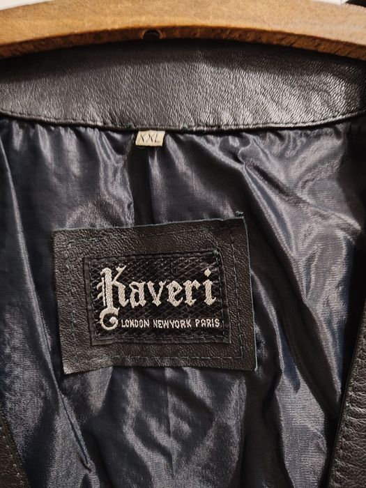 Kamizelka męska na motor ,skóra naturalna