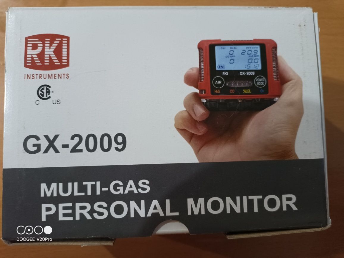 Персональный газоанализатор Multi-gas personal monitor RKI GX-2009: 1 ...