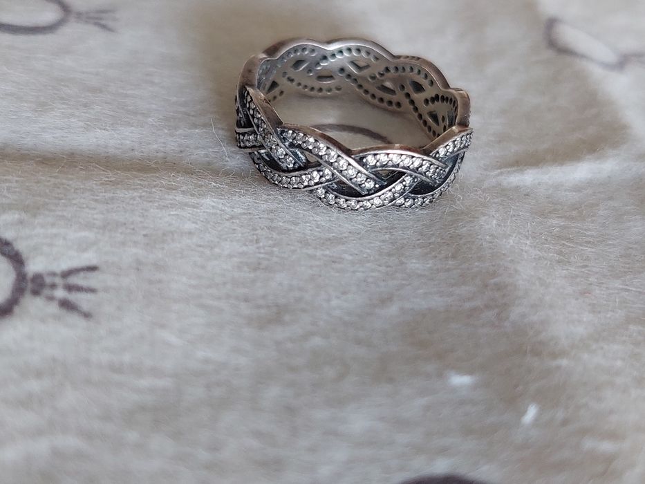 Anel trançado Pandora