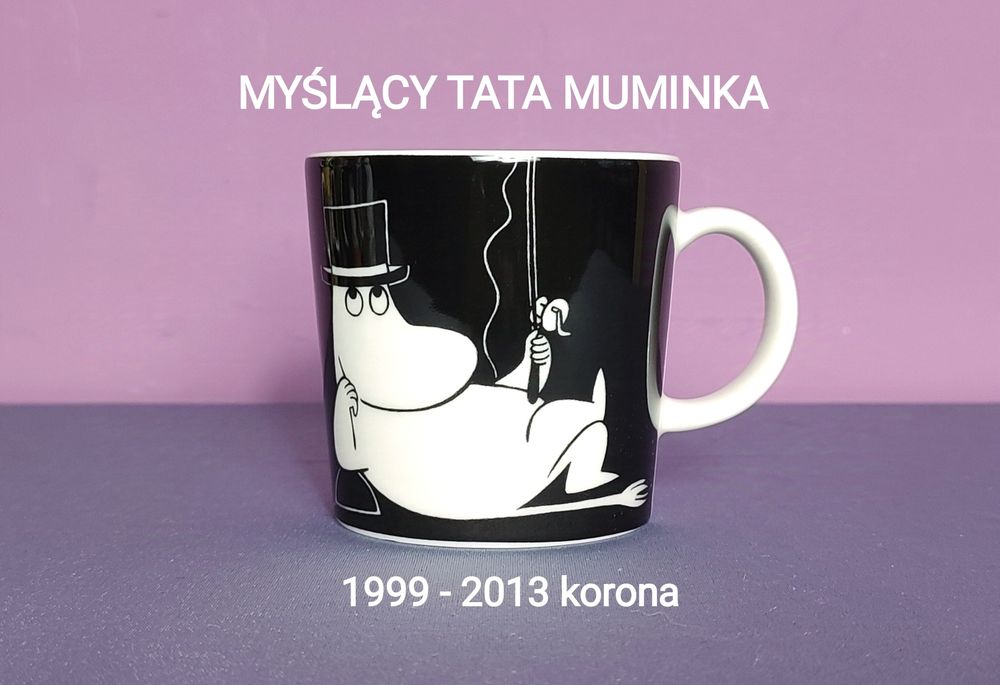 Muminki KUBEK Moomin Arabia Finland - MYŚLĄCY TATA MUMINKA 1999 - 2013