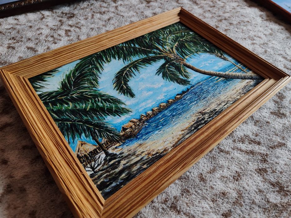 Картина маслом морський пейзаж