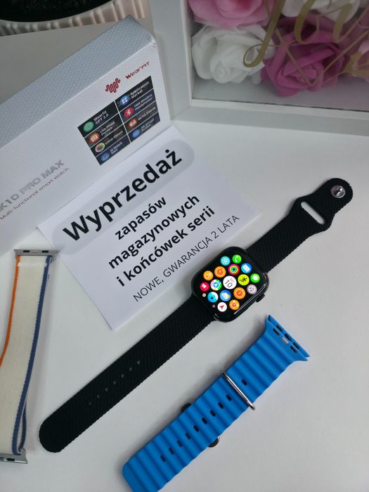 Smartwatch Pro Max Gen 5 – AMOLED 2,02”, rozmowy Bluetooth, nowy