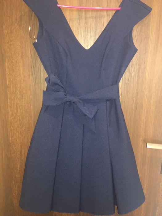 sukienka granatowa rozmiar 34