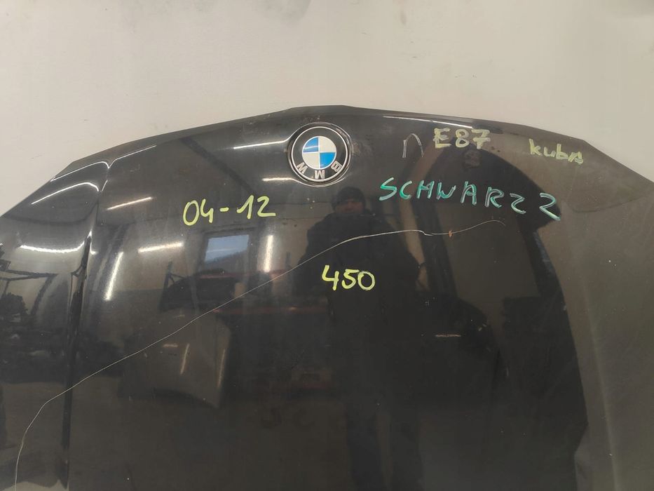 bmw e87 e81 04-12 maska pokrywa silnika schwarz2