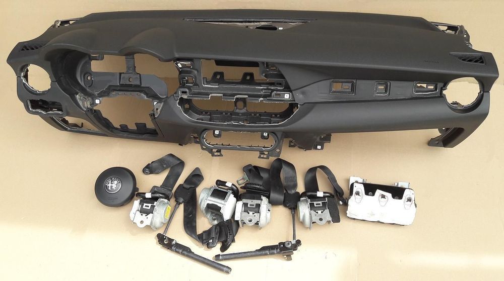 Conjunto / kit airbags alfa romeo stelvio
