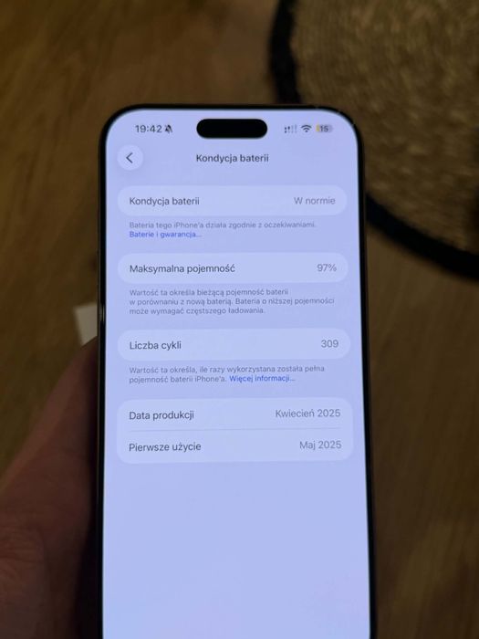 iPhone 16 PRO MAX 256 GB  stan idelany - GOLD ROSE - 97% Baterii