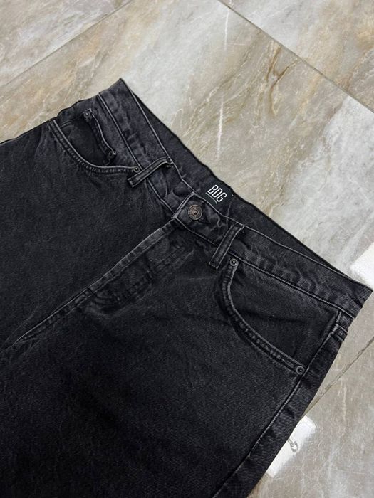 Широкі шорти джинсові чорні Loose Baggy fit широкие шорты BDG sk8