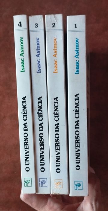 Livros O Universo da Ciência Isaac Asimov 4 Volumes Completo