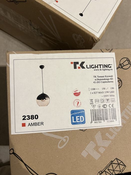 Lampa amber lighting