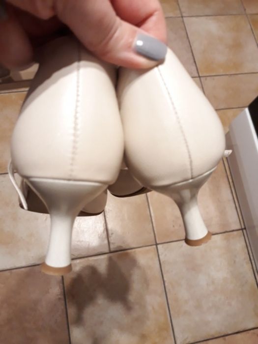 Buty czółenka ślubne Arte di Roma skóra r. 38