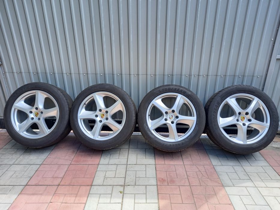 Колеса Порше Кайен R20 5×130 285 45 20 Туарег Q7 резина Гудиер игл