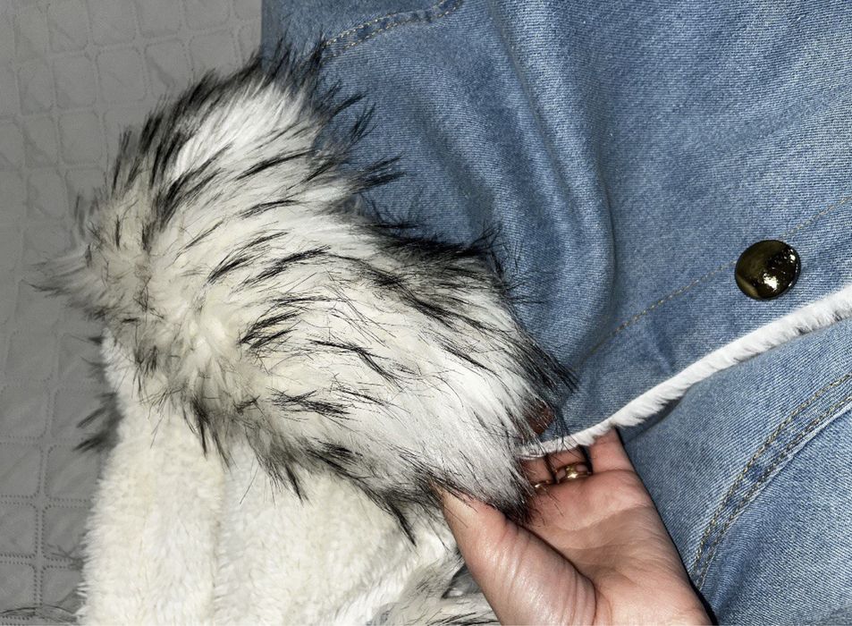 Джинсова куртка зимова