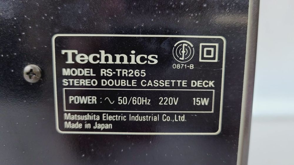 Technics RS TR 265 magnetofon dwu kasetowy deck kaseciak