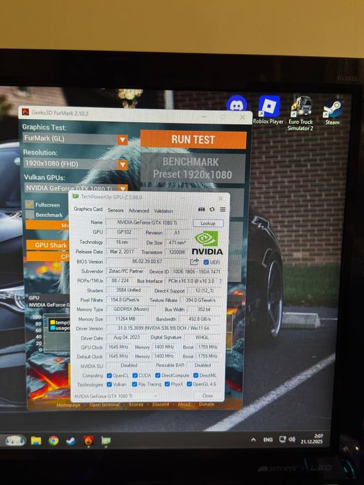 Відеокарта GTX 1080TI Zotac AMP Extreme