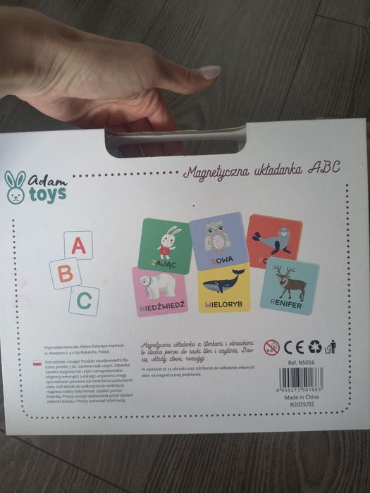 Magnetyczna układanka ABC