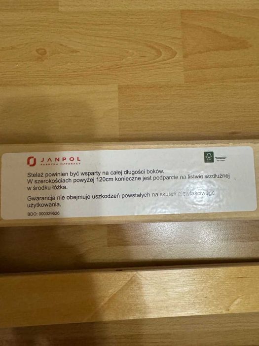Stelaż do łóżka JANPOL stan idealny