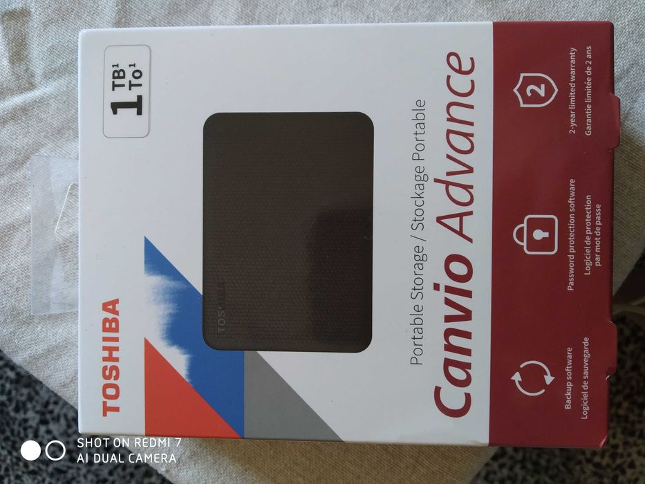 Disco Externo Toshiba 2.5" 1TB CANVIO ADVANCE