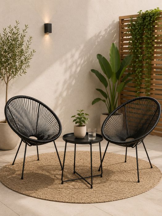 Conjunto 4 cadeiras de jardim