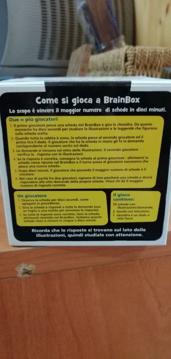 Brain box game Italian
