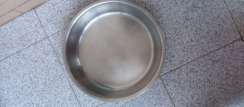 Tabuleiro redondo de inox