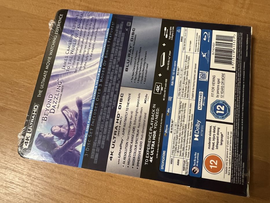 Аватар: Шлях води / Avatar: The Way of Water 4K UltraHD Steelbook