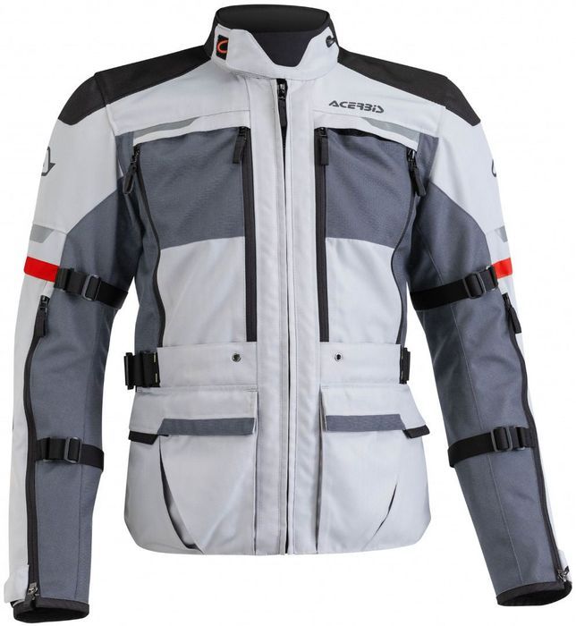 blusao acerbis ce x-tour cinza claro