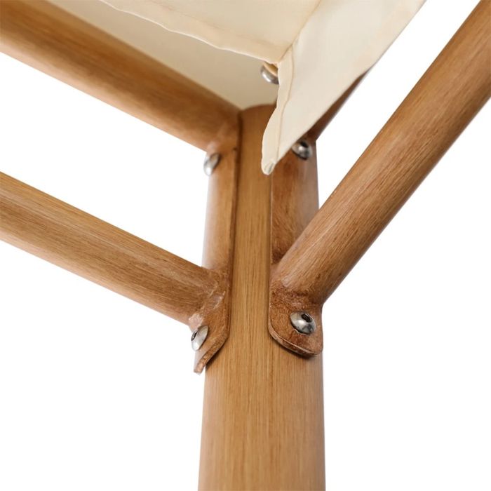 Пергола металлическая  Bamboo 3х3м бежевый, павильон беседка