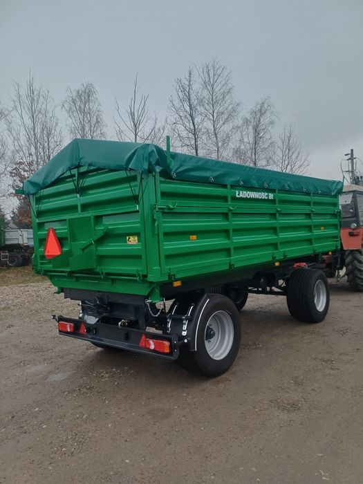 Przyczepa wywrotka 8 ton na 3 strony niemka pronar hw 80 d55