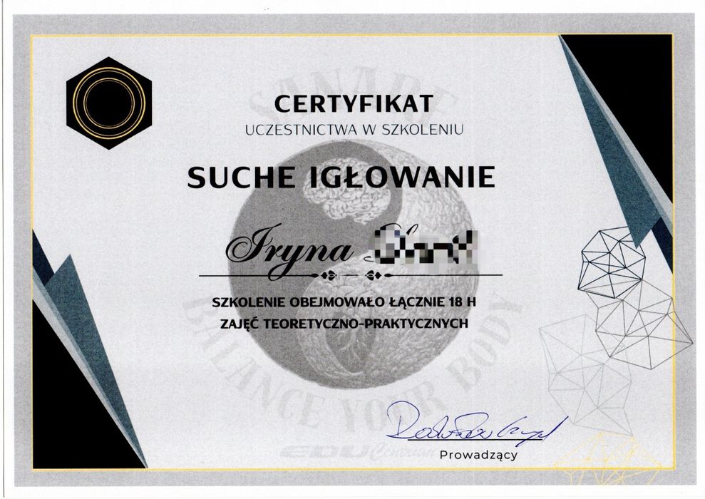 Masaz relaksacyjny, masaz ciała,  Taping