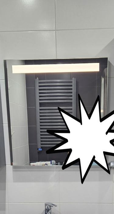 Lustro   Metropolitan   z  oświetleniem  60/60