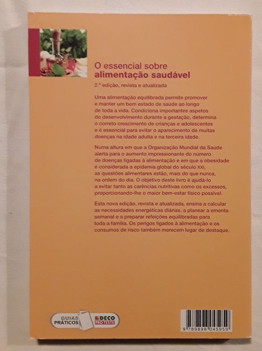 Livro: O essencial sobre alimentação saudável, Deco Proteste