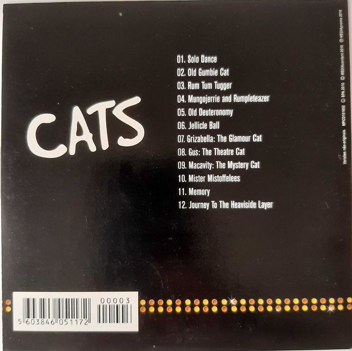 CD Banda Sonora - Musical "Cats"