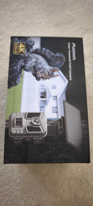 Kamera fotopułapka Misstech 4K UHD solar 64 MP/4K IP66 karta pamięci