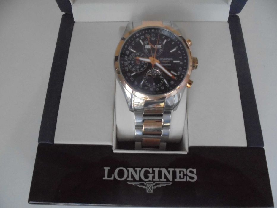 Longines Conquest Classic Moonphase St.Moritz L2.798.5.52.7. Gold 18K.